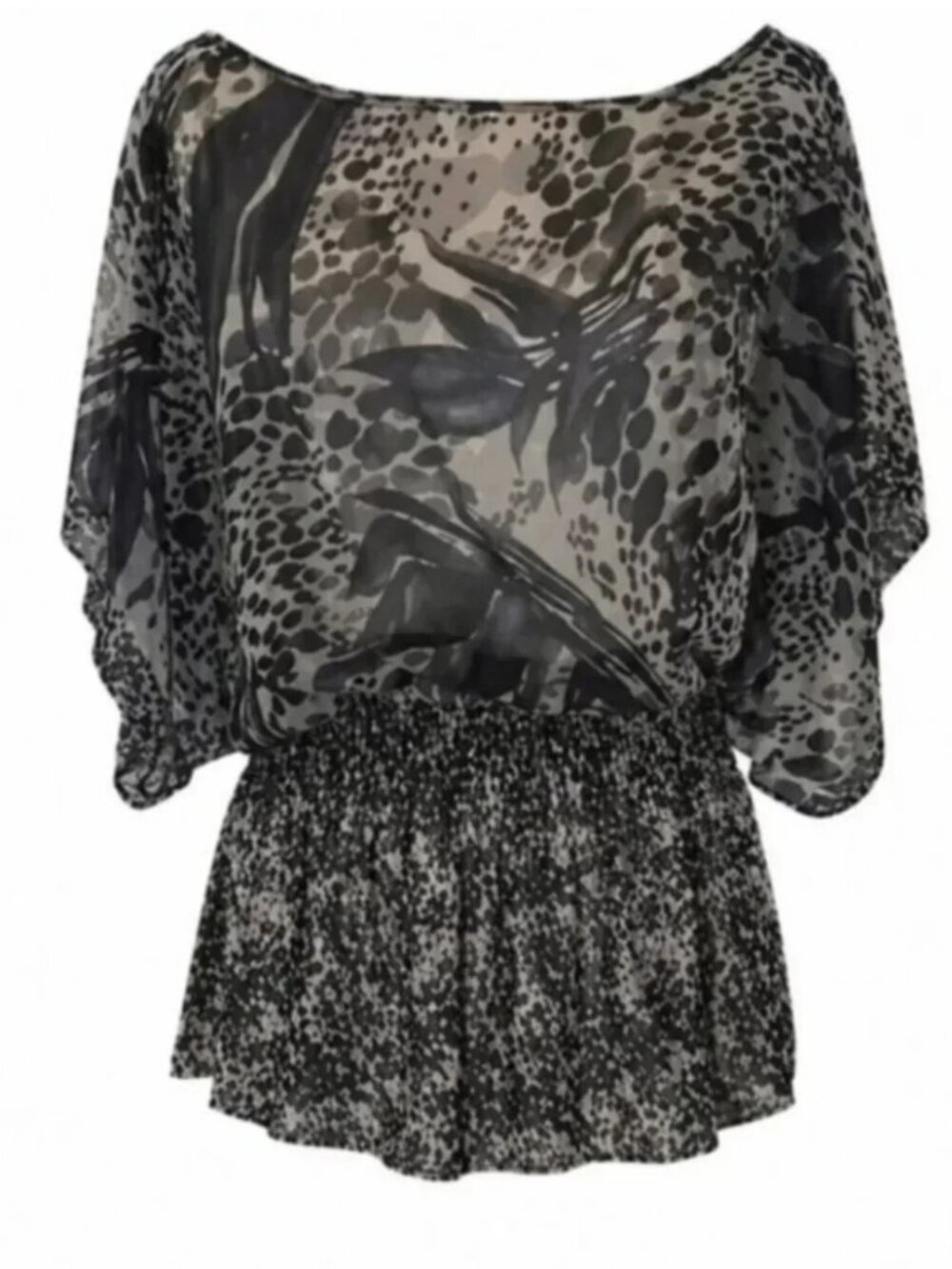 Miley Cyrus Max Azria Printed Blouse